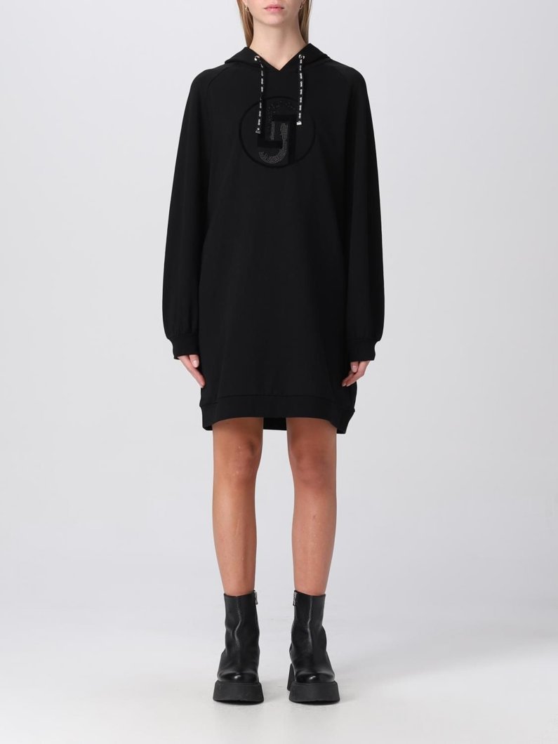 DRESS - NERO/FLOCK