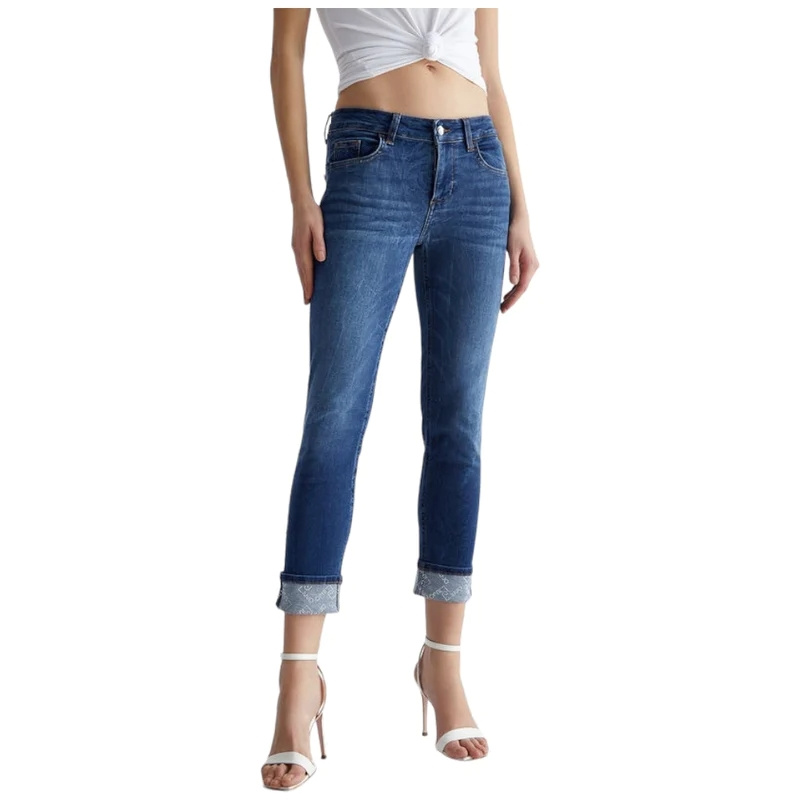 JEANS - D.BLUE DK PLOT