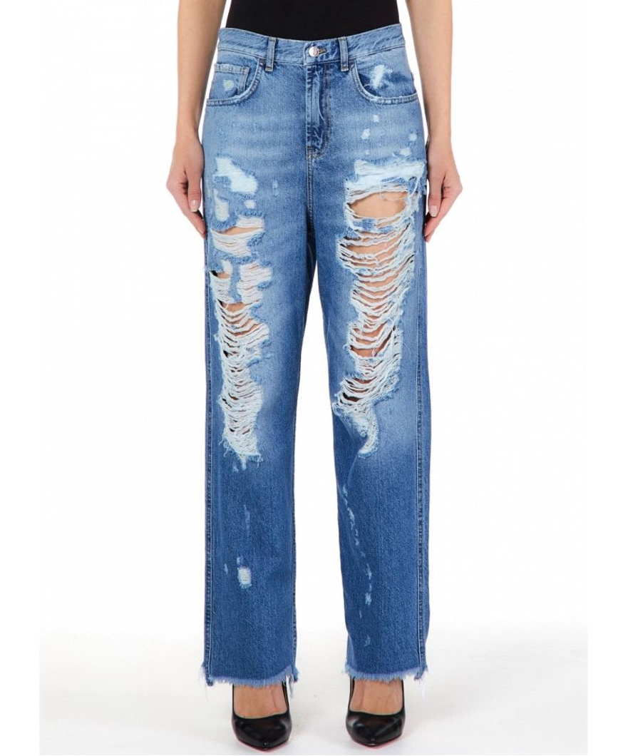 PANTS - D.BLUE BREAK FR