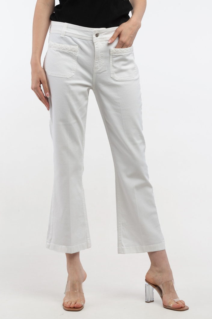 PANTS - BIANCO OTTICO