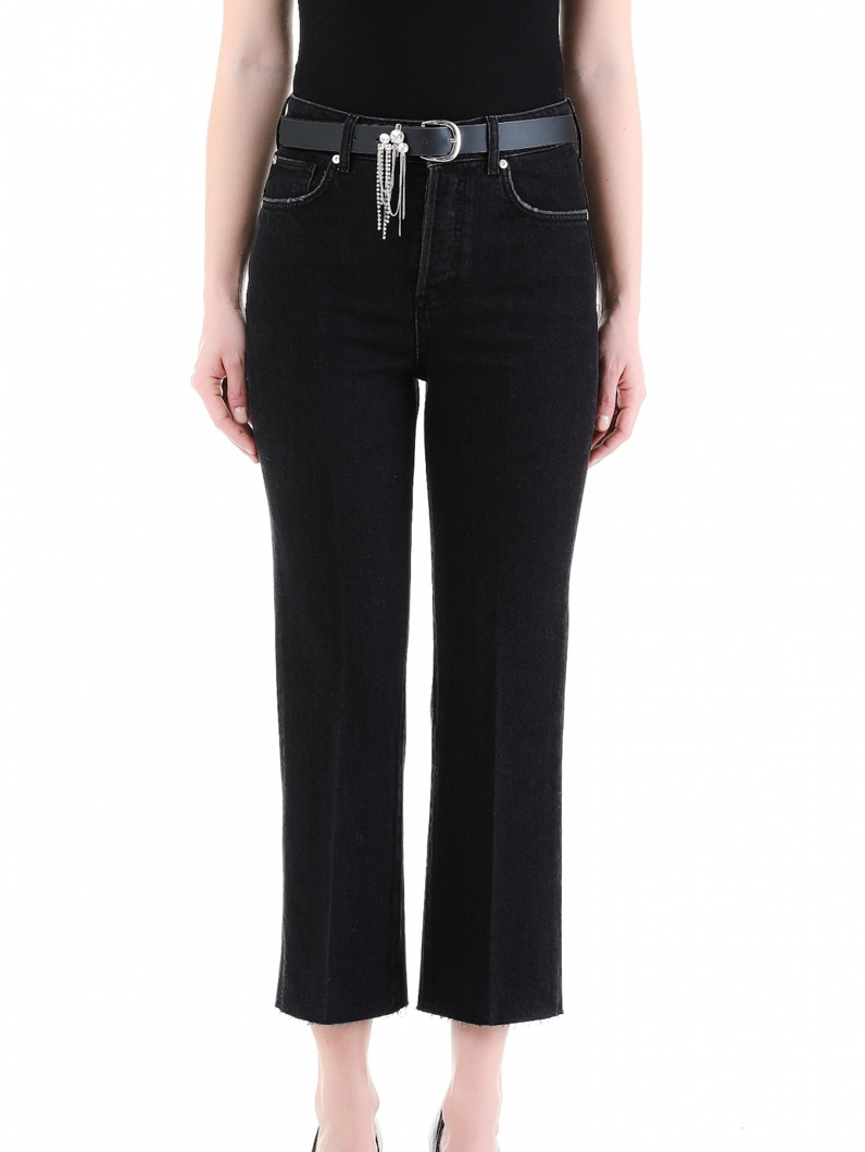 PANTS - DEN.BLUE FLAMED WASH