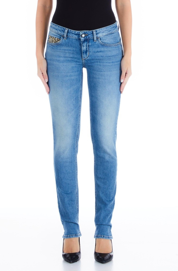 JEANS - DEN.BLUE DIRTY BREAK