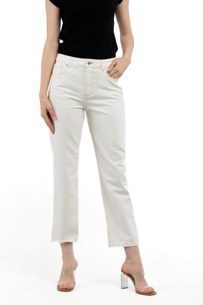 PANTS - BIANCO LANA