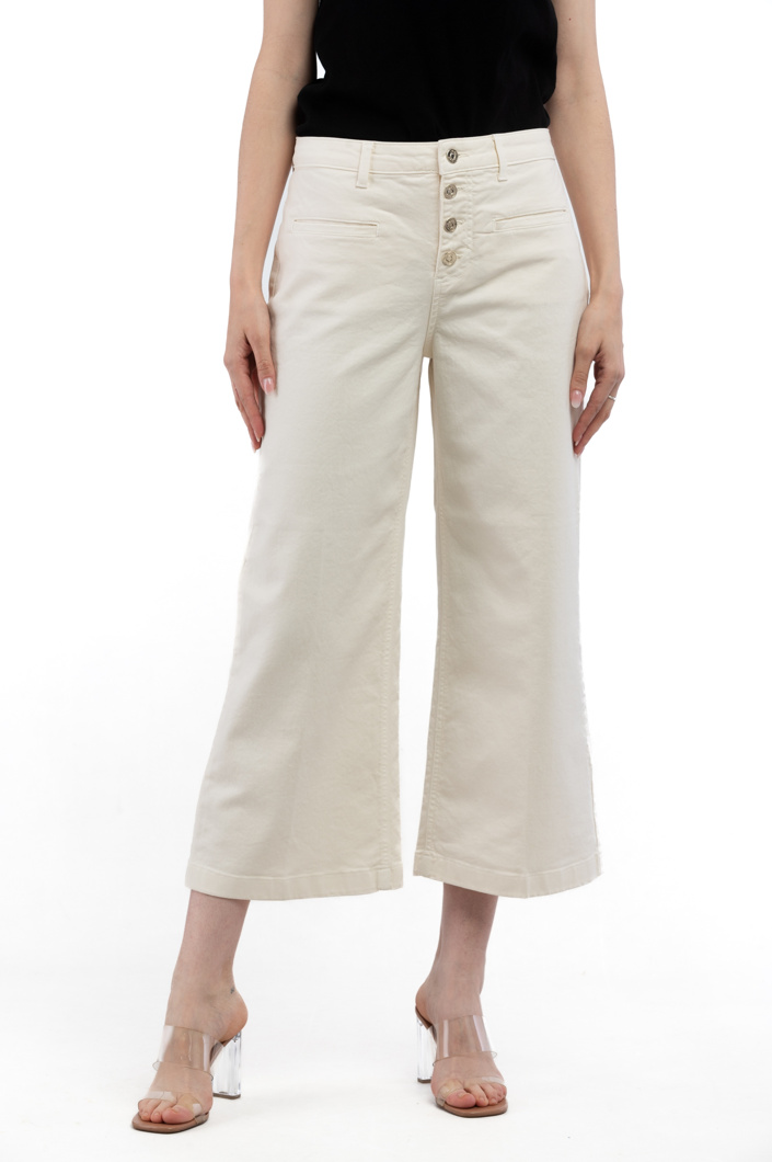 PANTS - BIANCO LANA