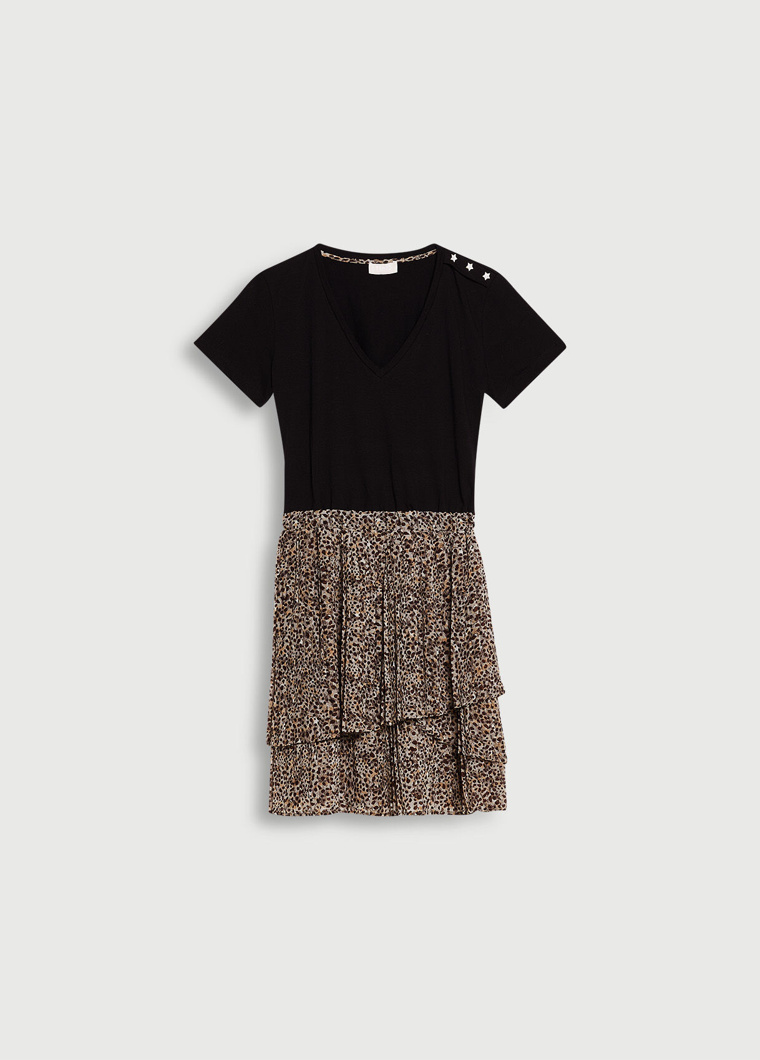 DRESS - NERO/WINTERSPOT