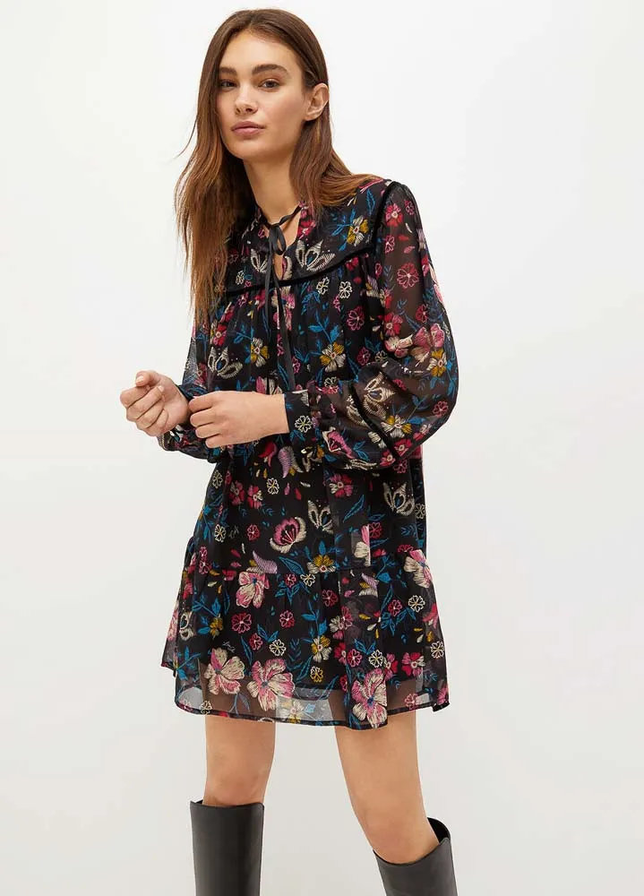 DRESS - FLOWERS & GEOMETRIC