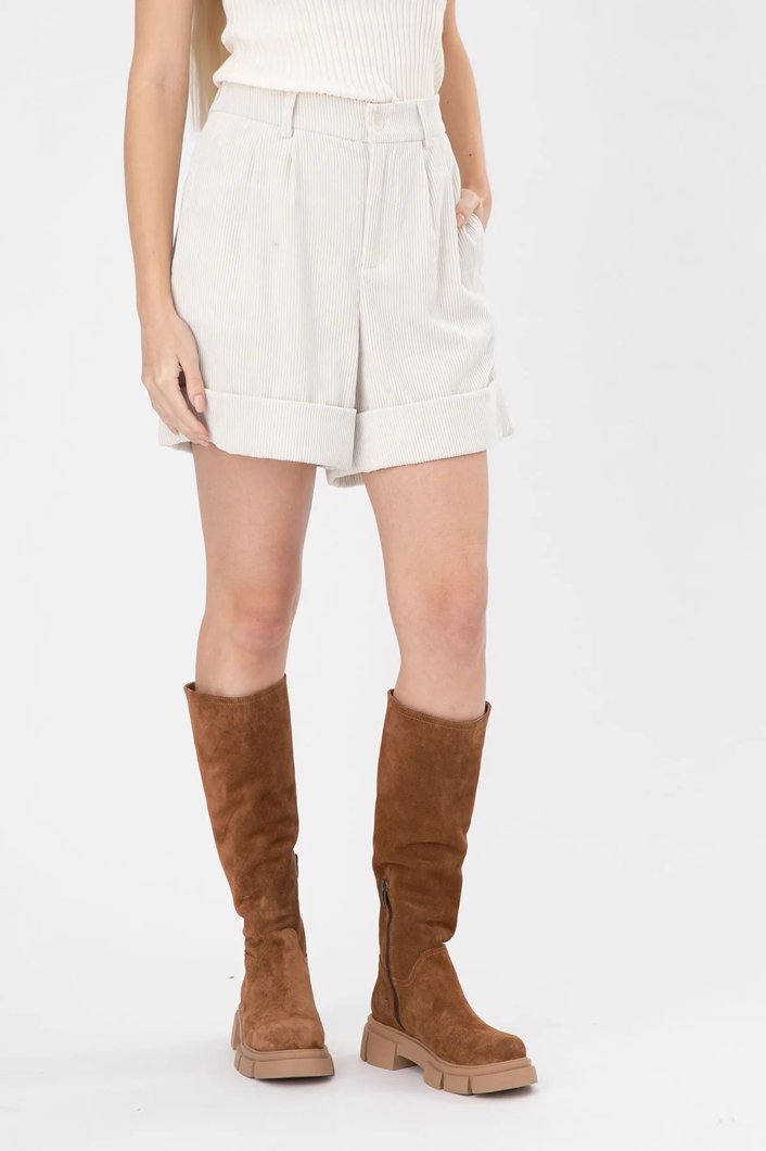 SHORTS - BIANCO LANA