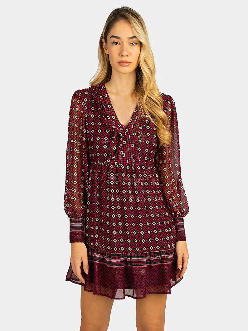 DRESS - BORDER GEOMETRIC
