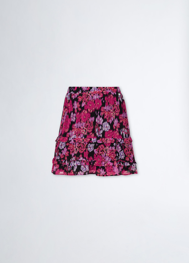 SKIRT - FLEURS CHINE