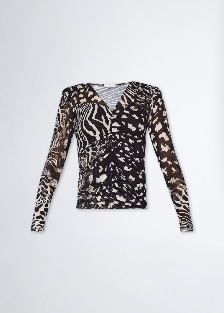 T-SHIRT - MIXED ANIMALIER