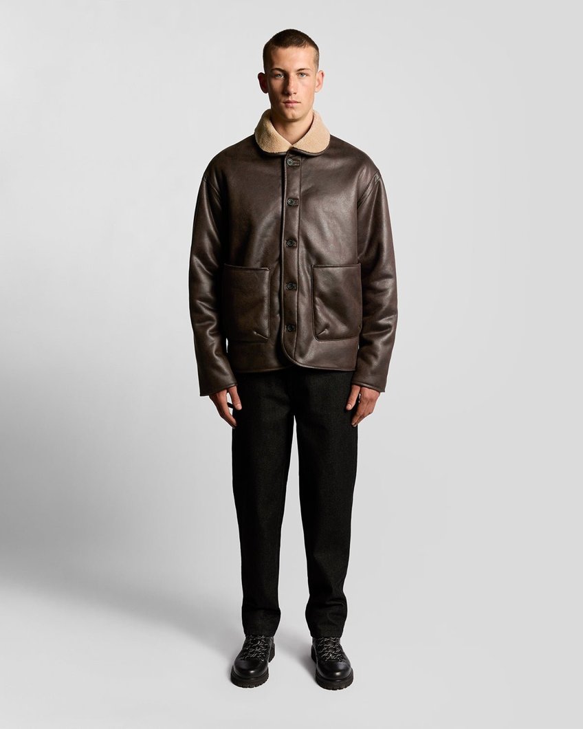 BLOUSON - WHISKEY BROWN