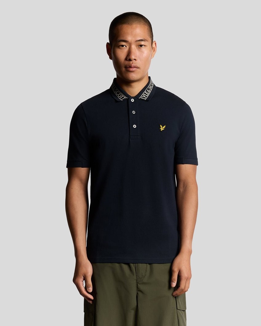 POLO SHORT SLEEVE - DARK NAVY/ BONE WHITE