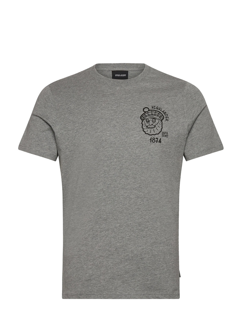 T-SHIRT - MID GREY MARL