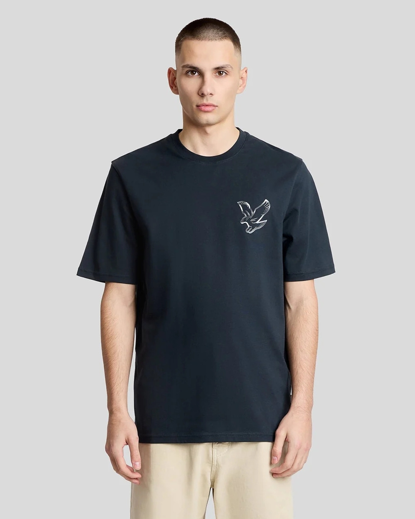 T-SHIRT - DARK NAVY/ WHITE