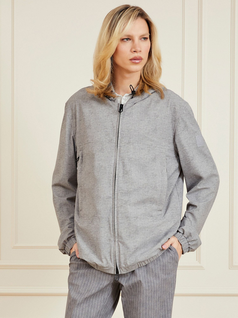 BOMBER - LIGHT WOOL GREY EFFE