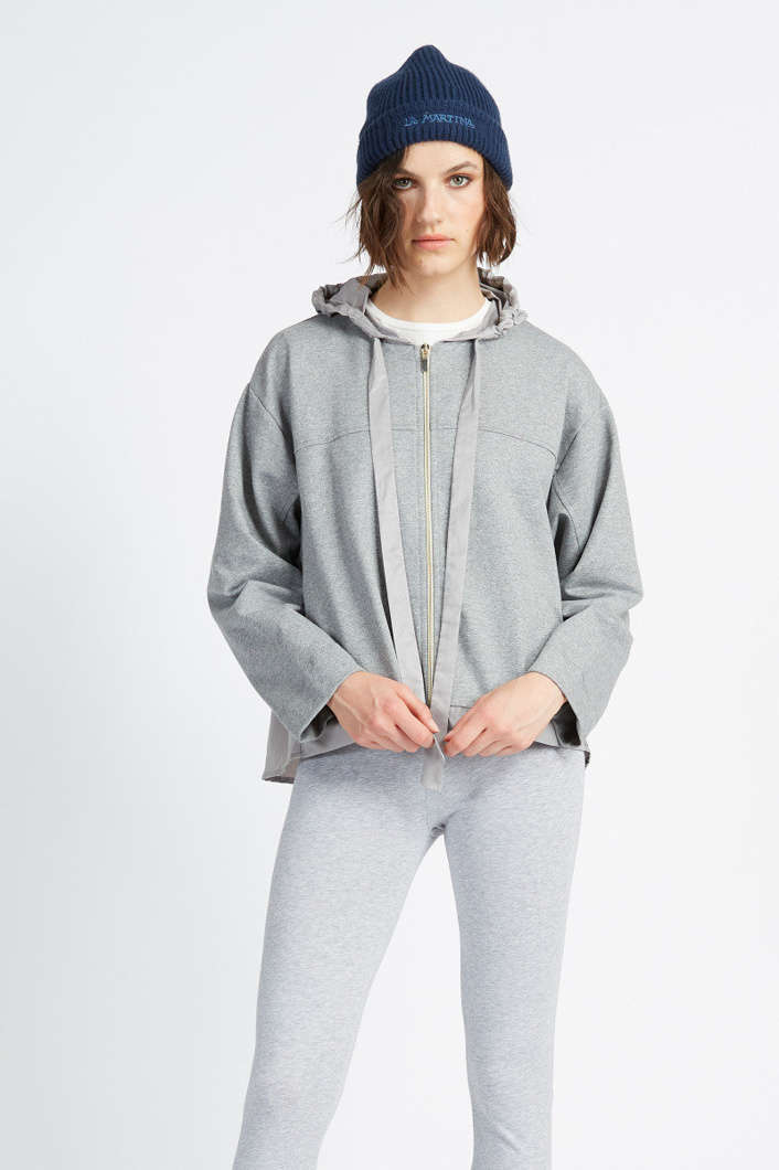 SWEATSHIRT - MEDIUM HEATHER GREY