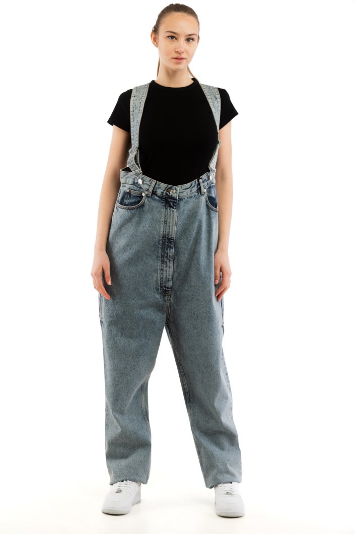 JEANS OVERALL - MULTI BLUE