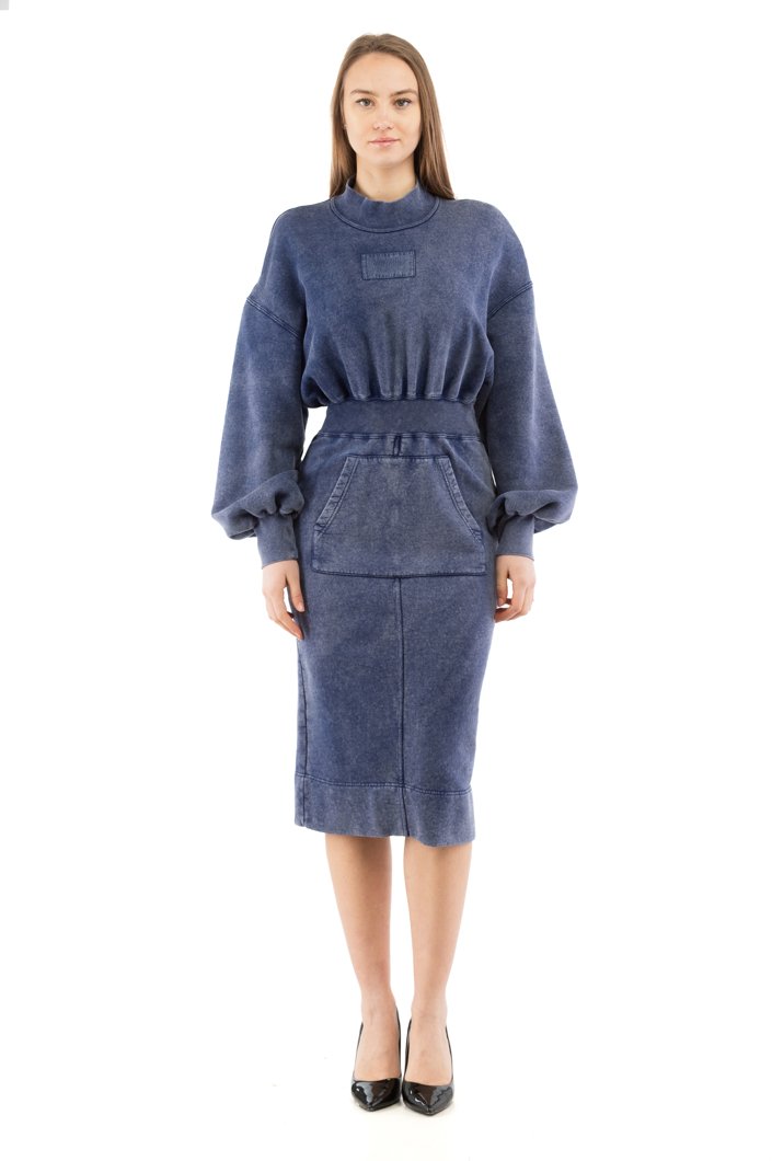 DRESS - MULTI BLUE