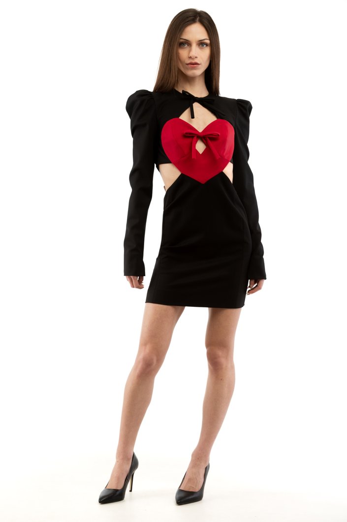 DRESS - MULTI BLACK