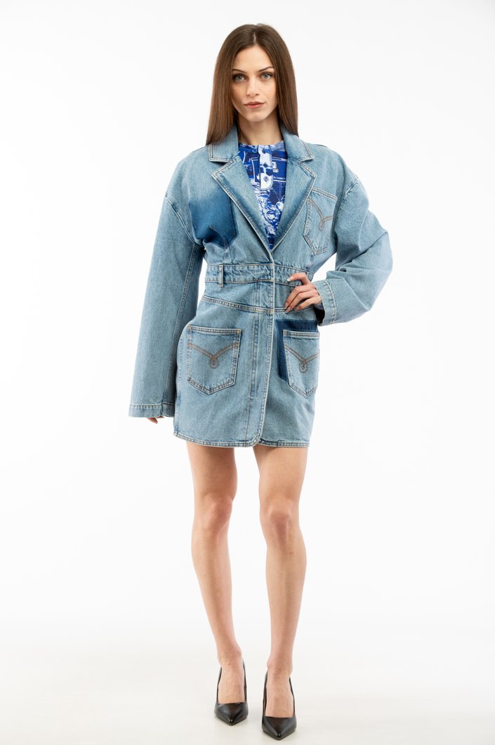 DRESS - MULTI LIGHT BLUE