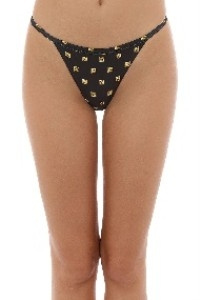 BIKINI BOTTOM - MULTI BLACK