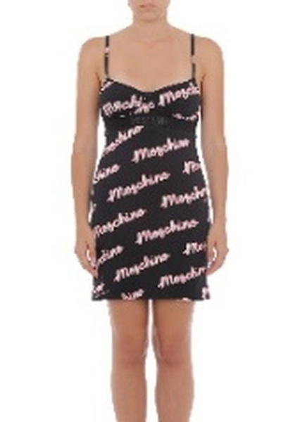 NIGHT DRESS - MULTI BLACK