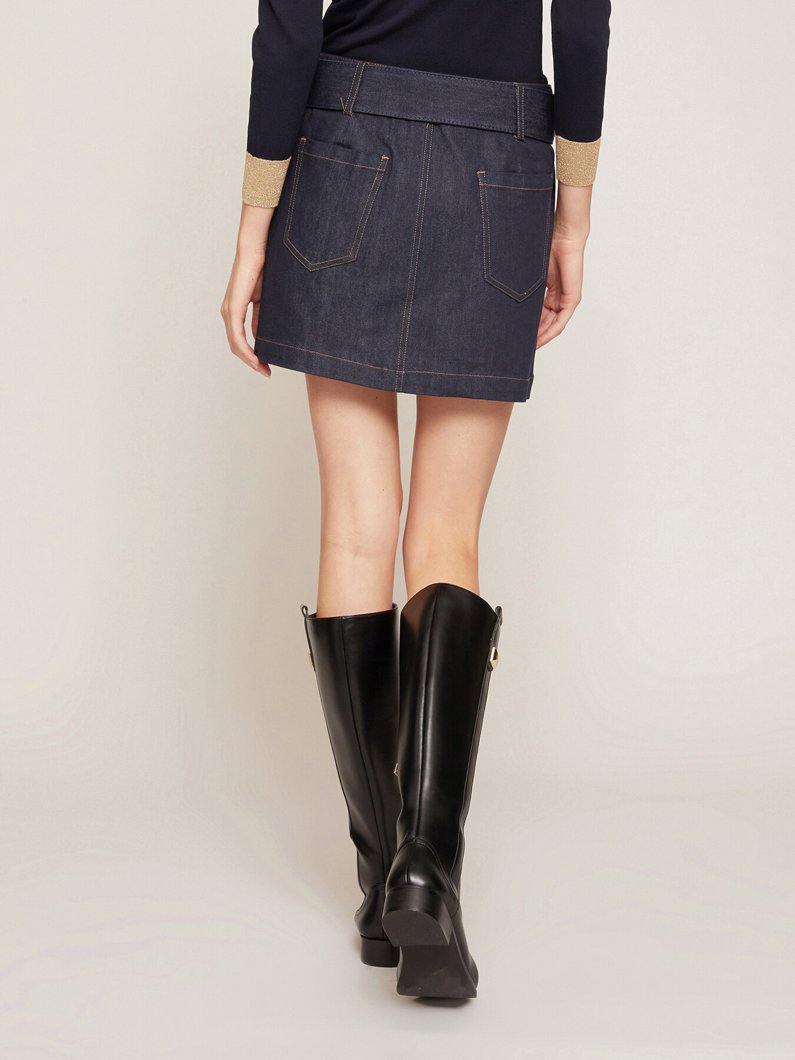 SKIRT - DARK BLUE