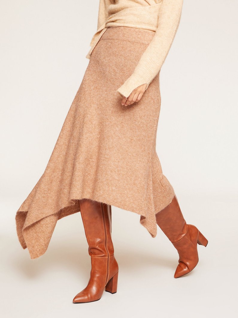SKIRT - LIGHT CAMEL