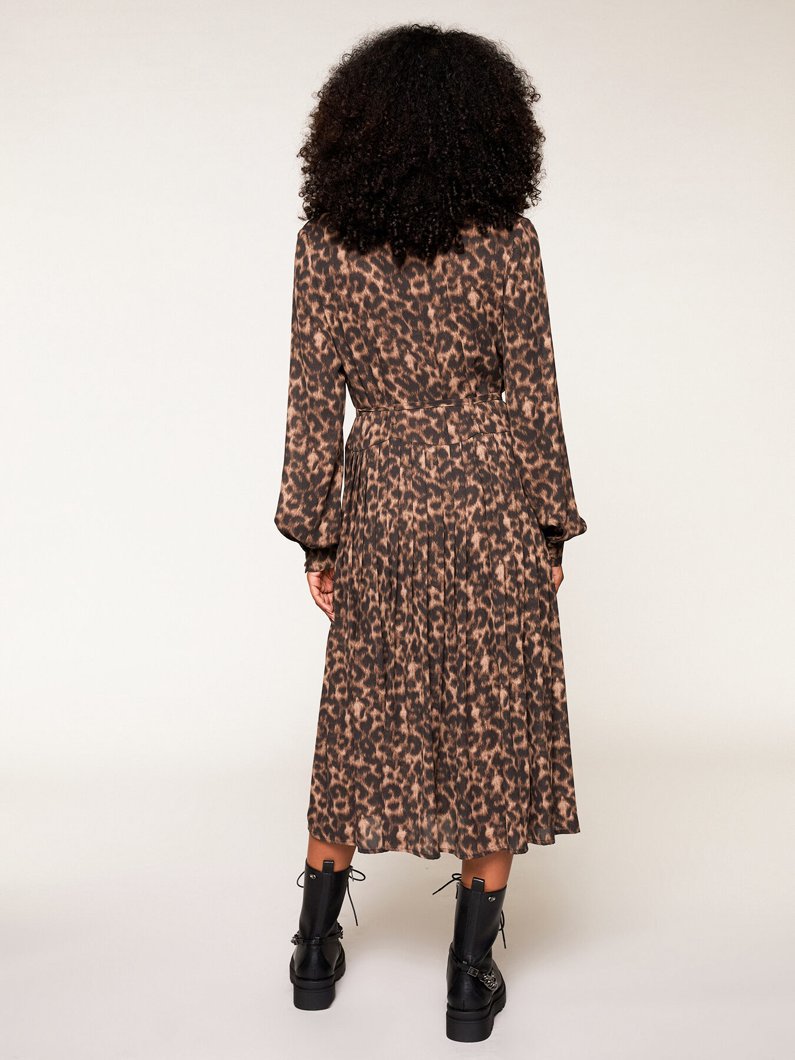 DRESS - MARRONE/NERO