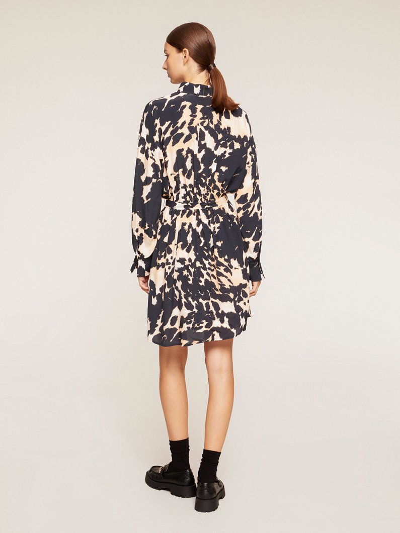 DRESS - PANNA/NERO