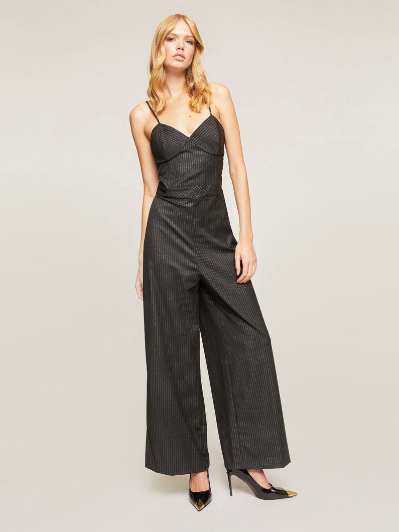 OVERALL - NERO GESSATO