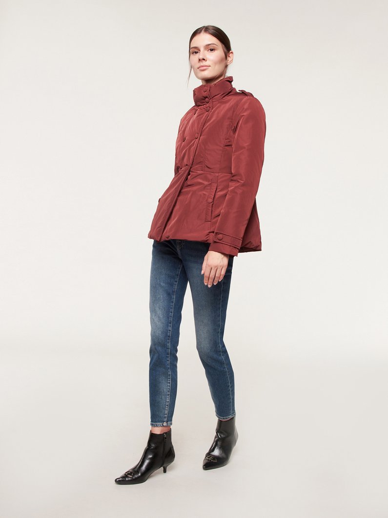 DOWN JACKET - BORDEAUX