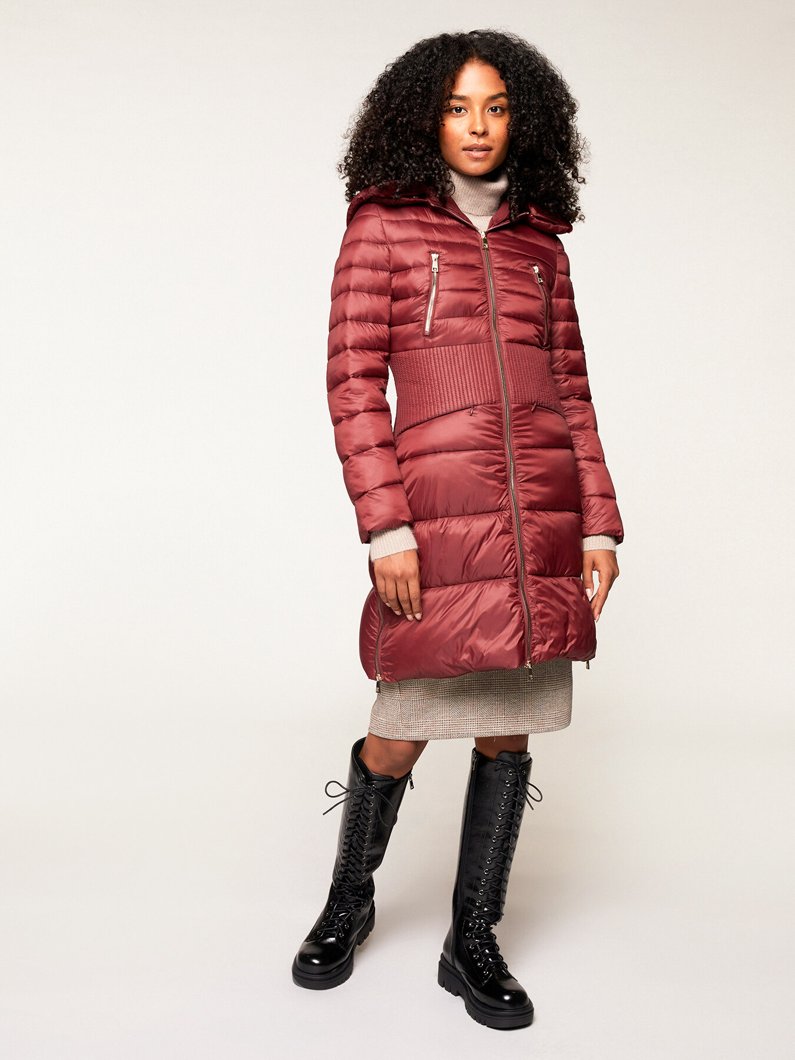 DOWN JACKET - BORDEAUX