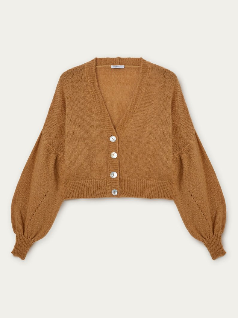 CARDIGAN - CAMMELLO