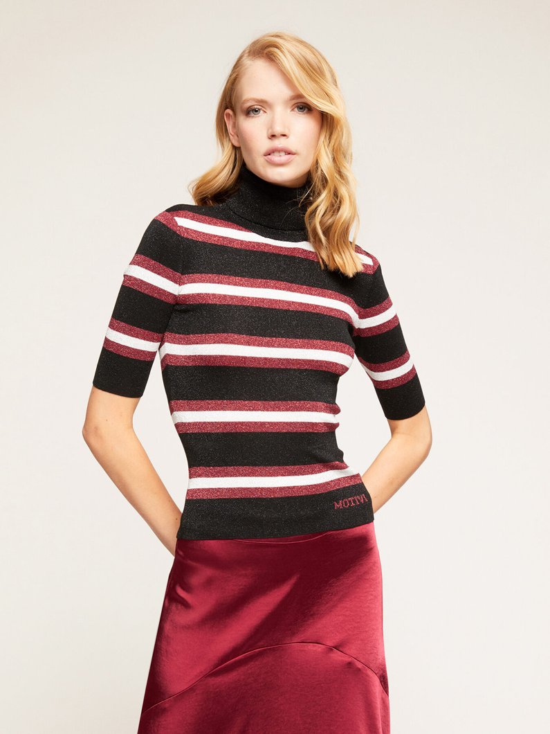 JUMPER - BLK/RED/SILVER
