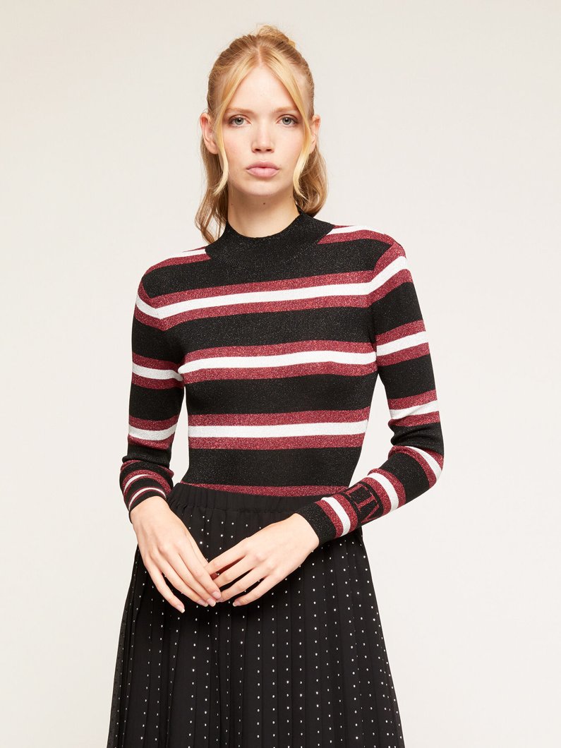 JUMPER - BLK/RED/SILVER