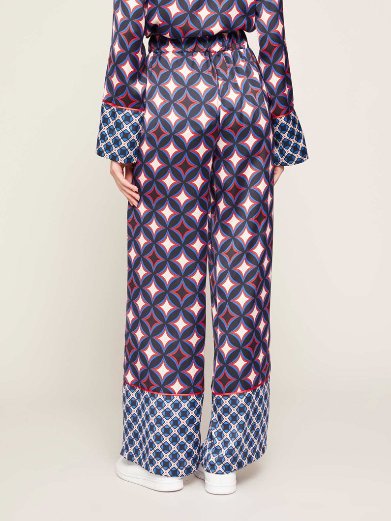 PANTS - PANNA/BLU/ROSSO