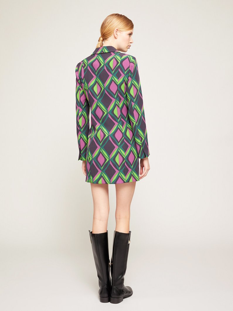 DRESS - VERDE/NERO