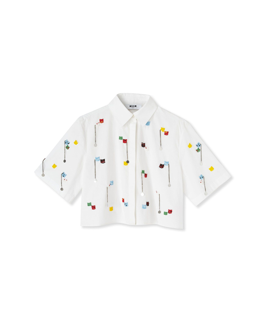 BLOUSE - OPTICAL WHITE