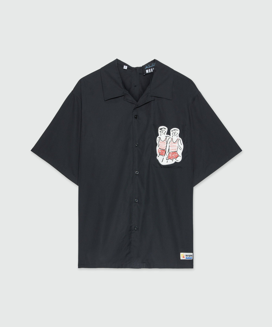 BLOUSE - BLACK