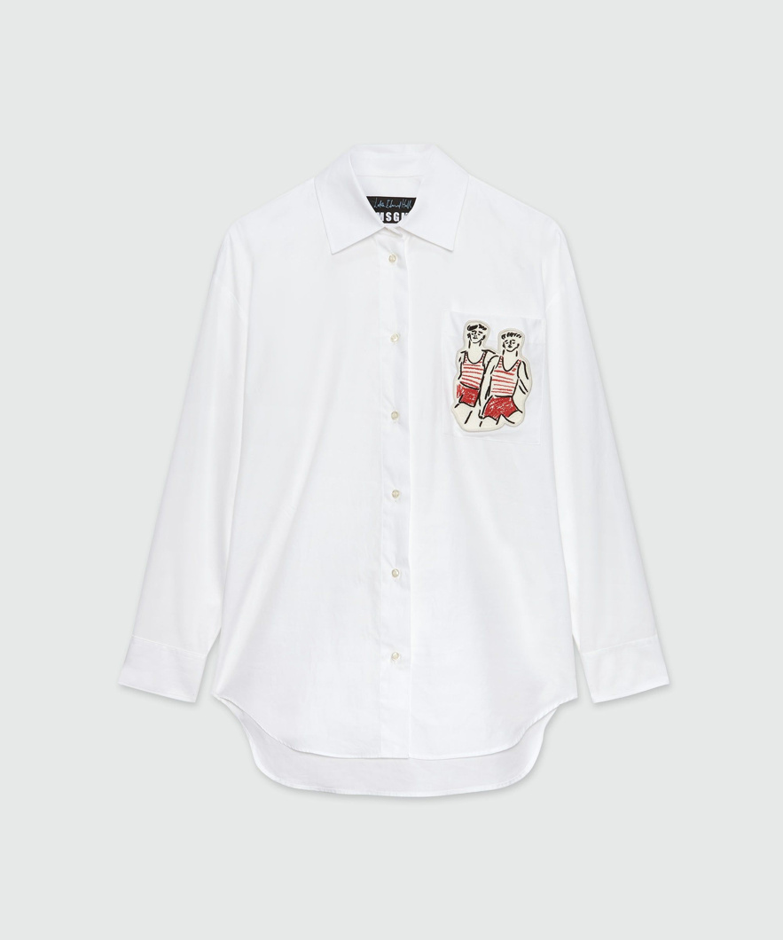 BLOUSE - OPTICAL WHITE