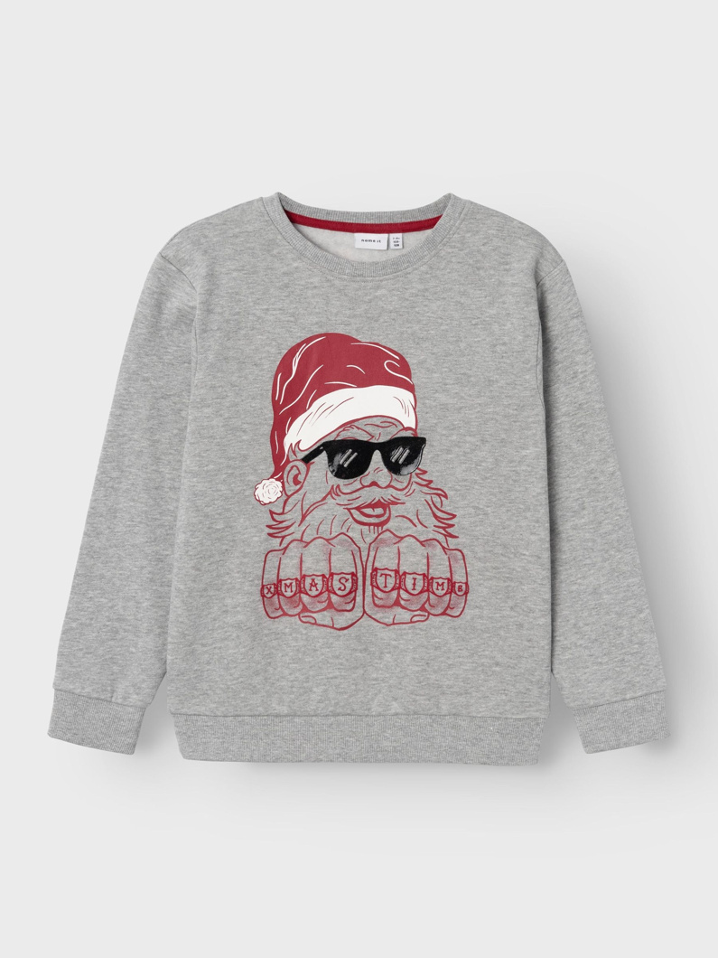 SWEATSHIRT - GREY MELANGE