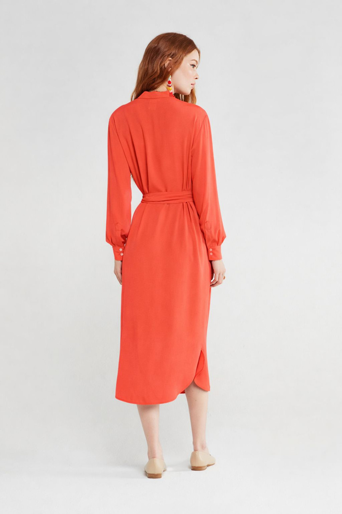 DRESS - CORAL