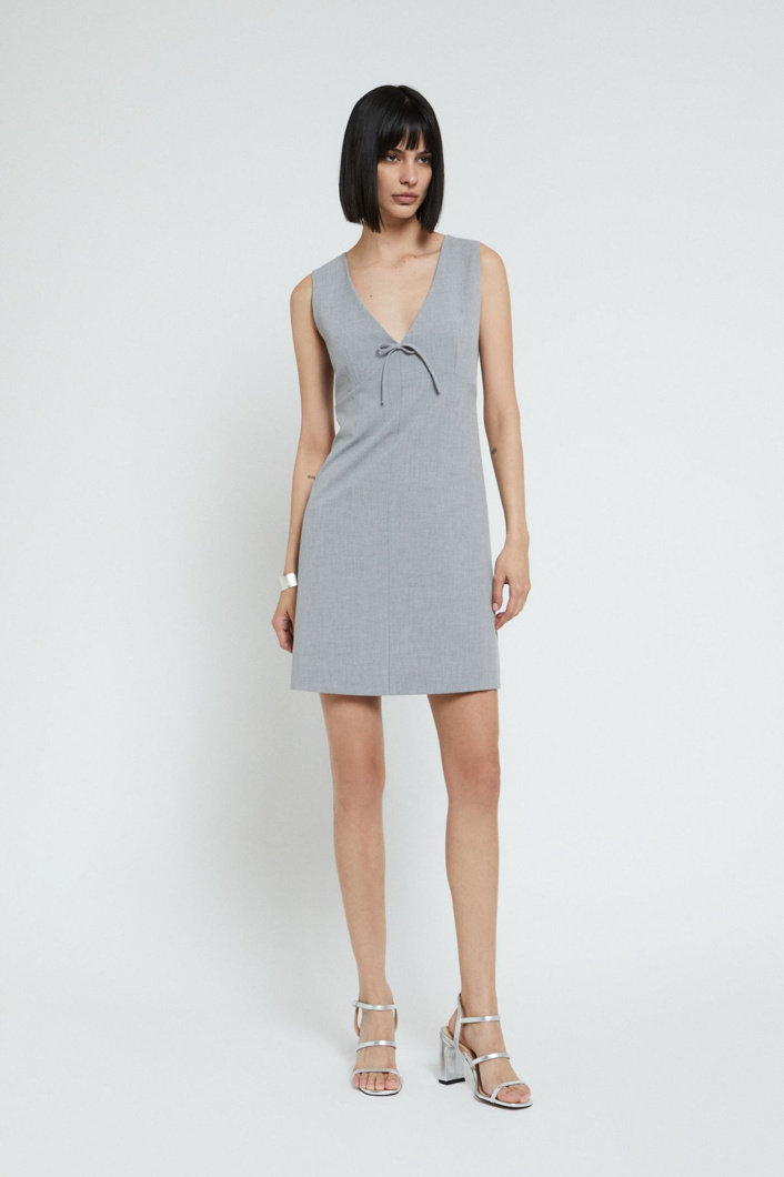 DRESS - GREY MELANGE