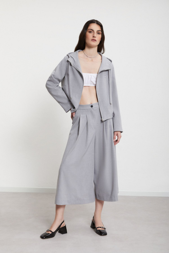 COAT - GREY MELANGE