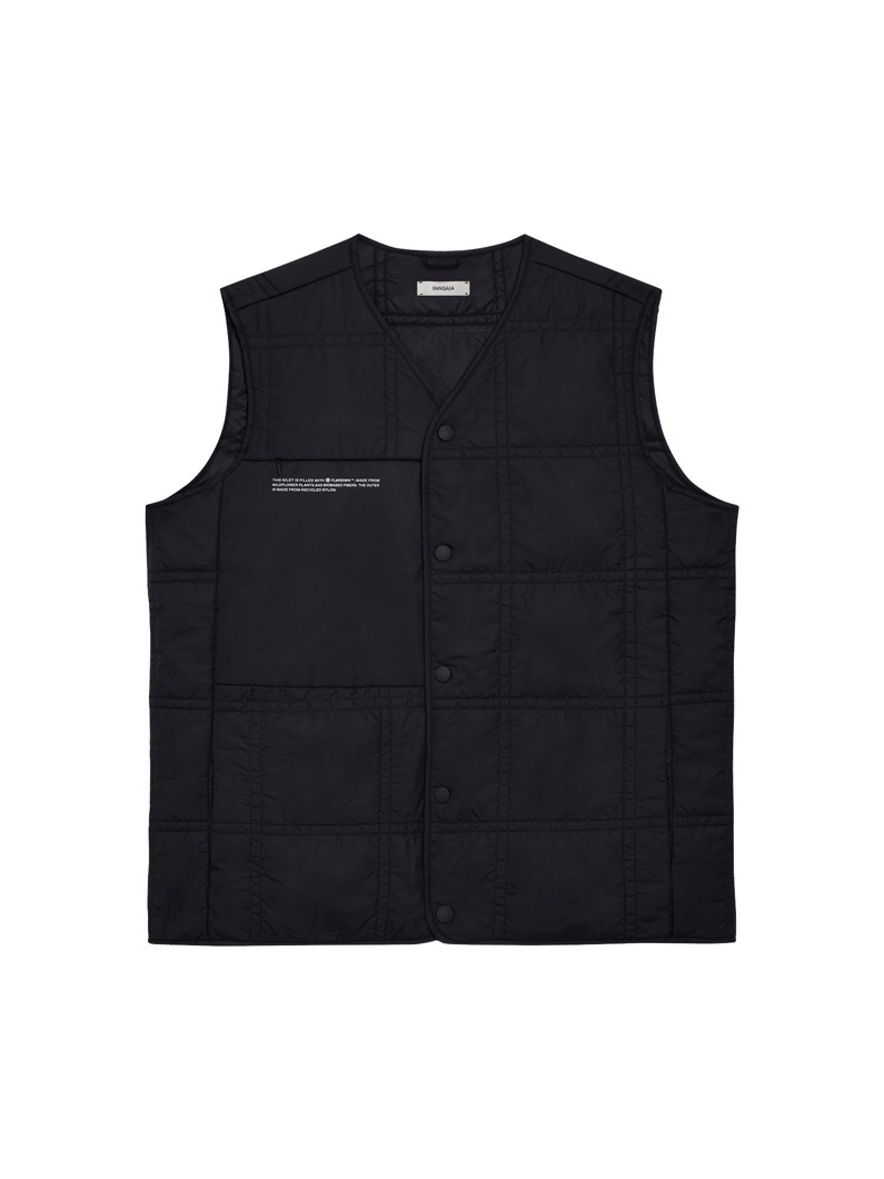 DOWN VEST - BLACK