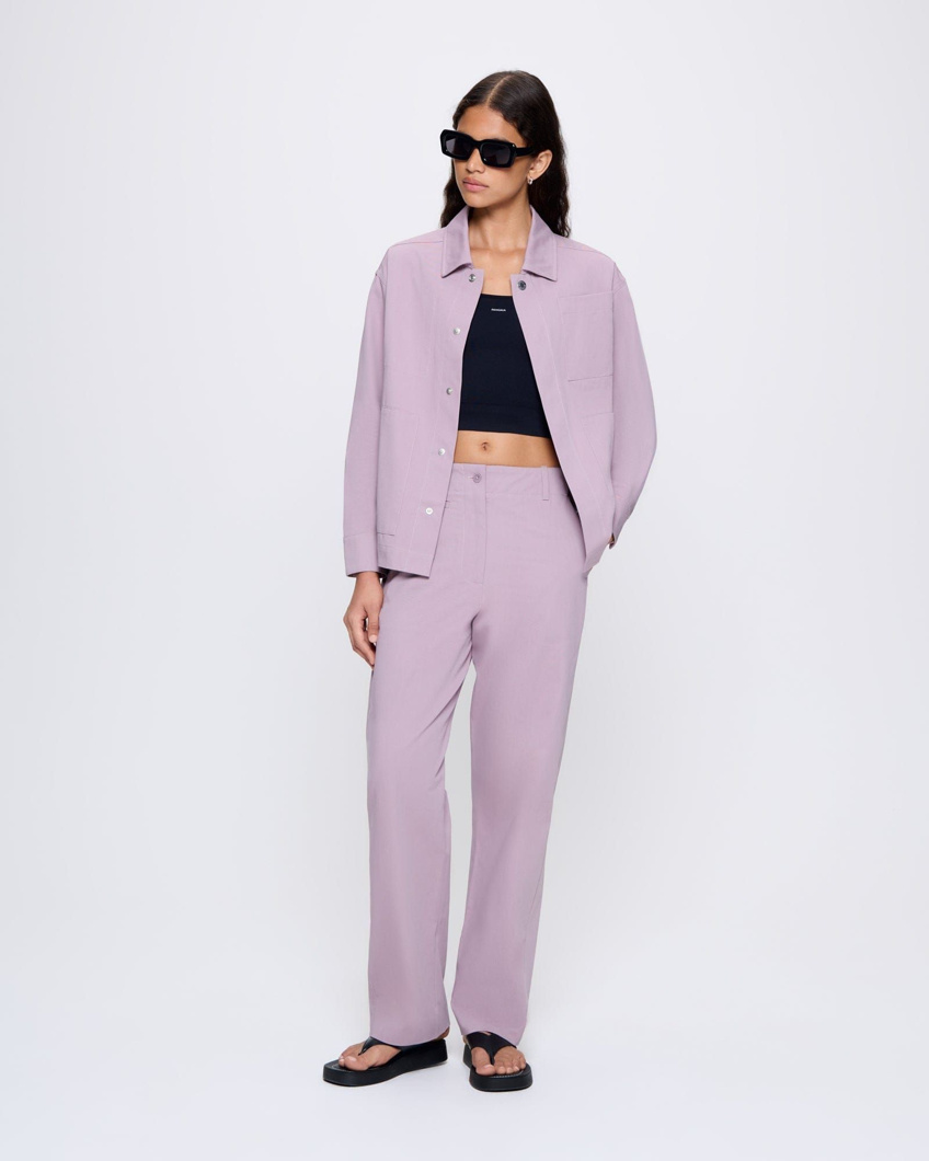 TROUSERS - RAISIN PURPLE