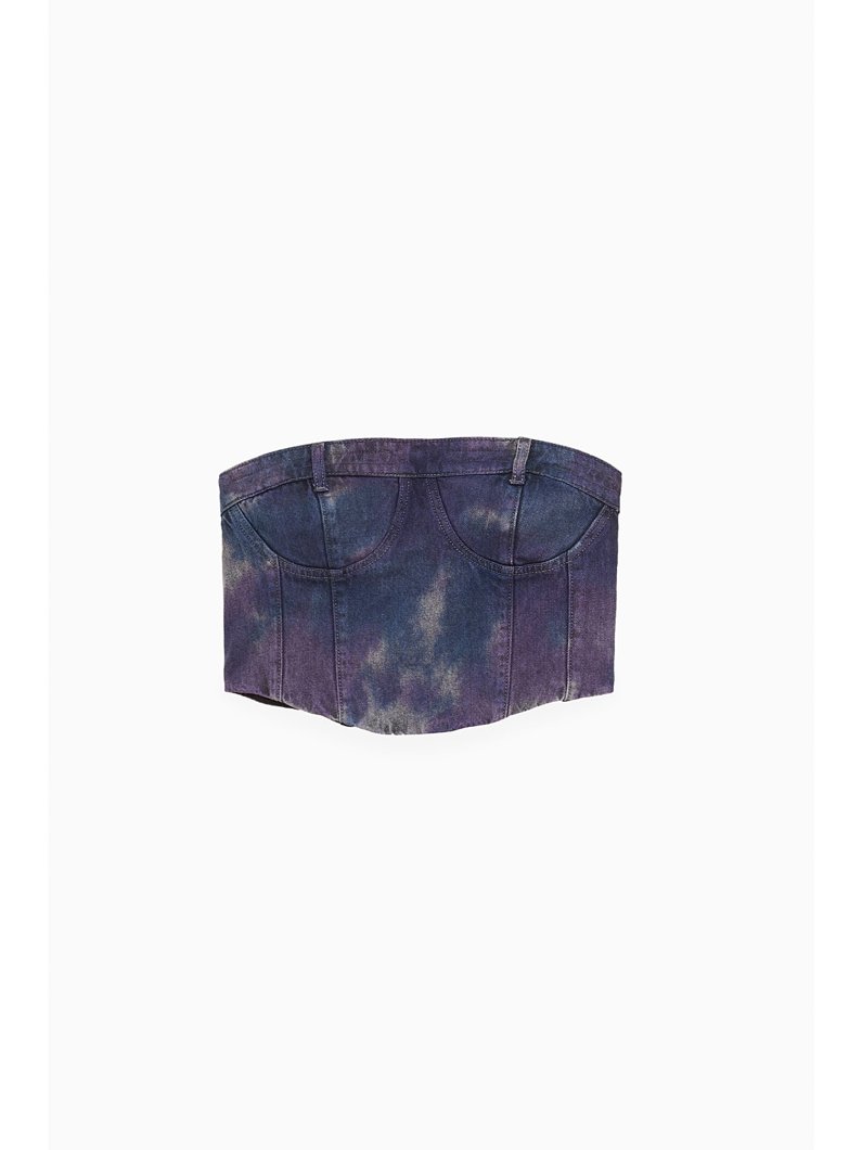 TOP - GRAY & PURPLE WASH
