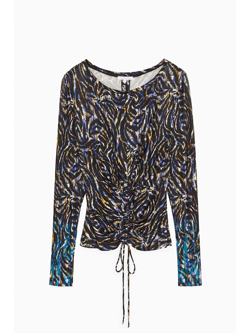 TOP LONG SLEEVE - DARK MULTICOLOR