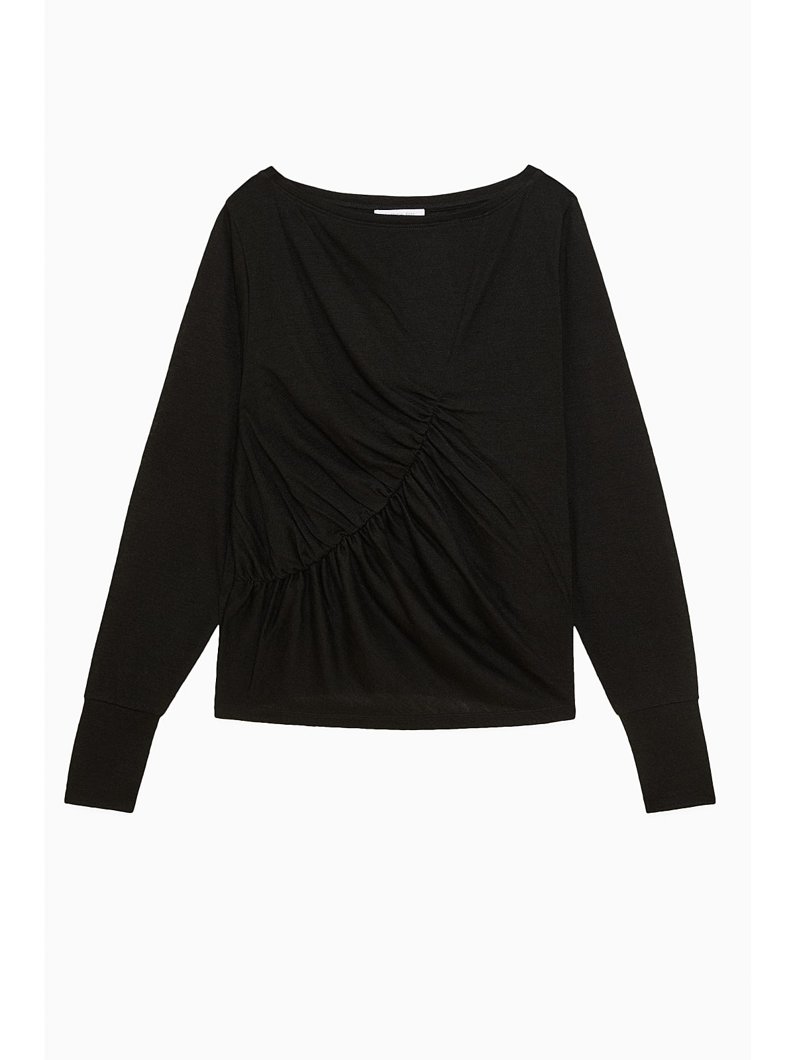 TOP LONG SLEEVE - NERO